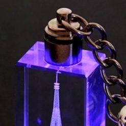 LED Acrylic Keyring (Square)